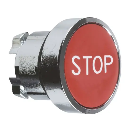 Nyomógomb fej. piros.STOP jellel ZB4BA434 Csak ma