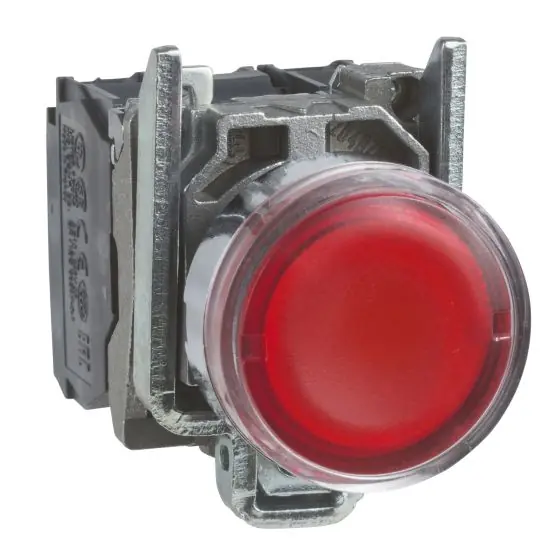 XB4BW34B5 LED-es. világító nyomógomb piros. 24V XB4BW34B5 Azonnali szállítás
