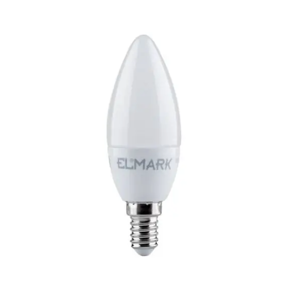 LED gyertya C37 8W E14 230V hidegfehér(6400K) Népszerű