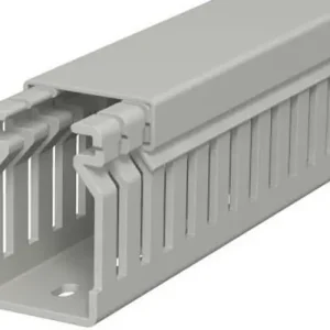 Különleges ajánlat Perforált huzalozócsatorna 40mm x 25mm x 2000mm gránitszürke 10mm LK4 40025 OBO-BETTERMANN