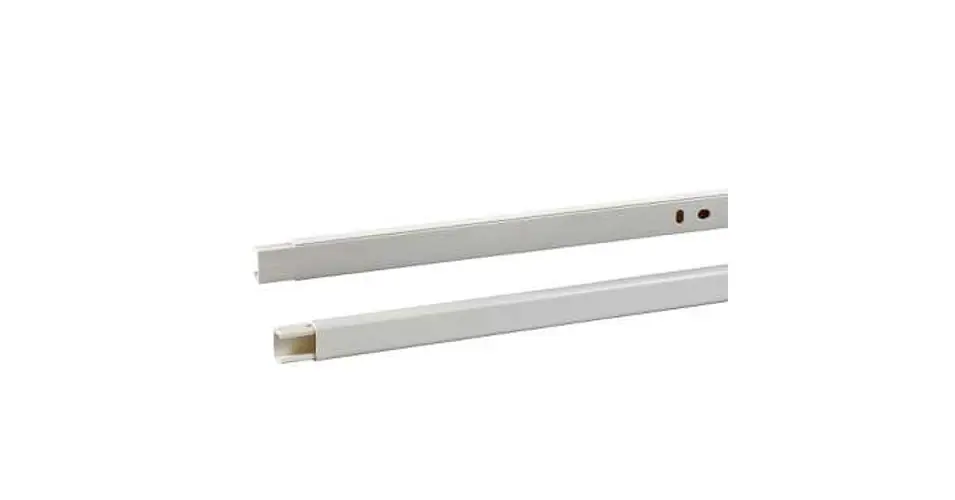 Vezetékcsatorna műanyag 12mm x 21mm 2000mm x fényesfehér kezeletlen halogénmentes Ultra Schneider Nézd meg most