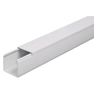 Vezetékcsatorna műanyag 16mm x 40mm 2000mm x fényesfehér kezeletlen halogénmentes Ultra Schneider Végkiárusítás