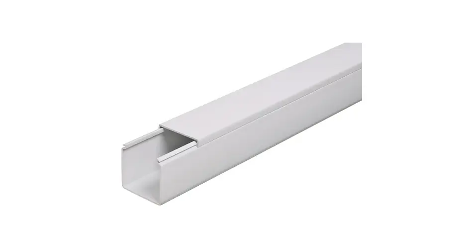 Vezetékcsatorna műanyag 16mm x 40mm 2000mm x fényesfehér kezeletlen halogénmentes Ultra Schneider Végkiárusítás