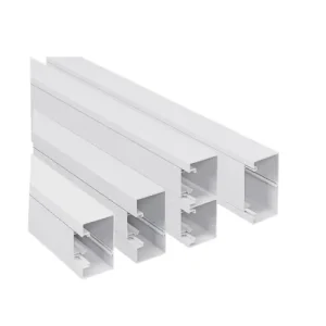 Ajánlat Parapetcsatorna 100mm x 50mm x 2000mm kezeletlen műanyag fényesfehér fedéllel DLP-S LEGRAND