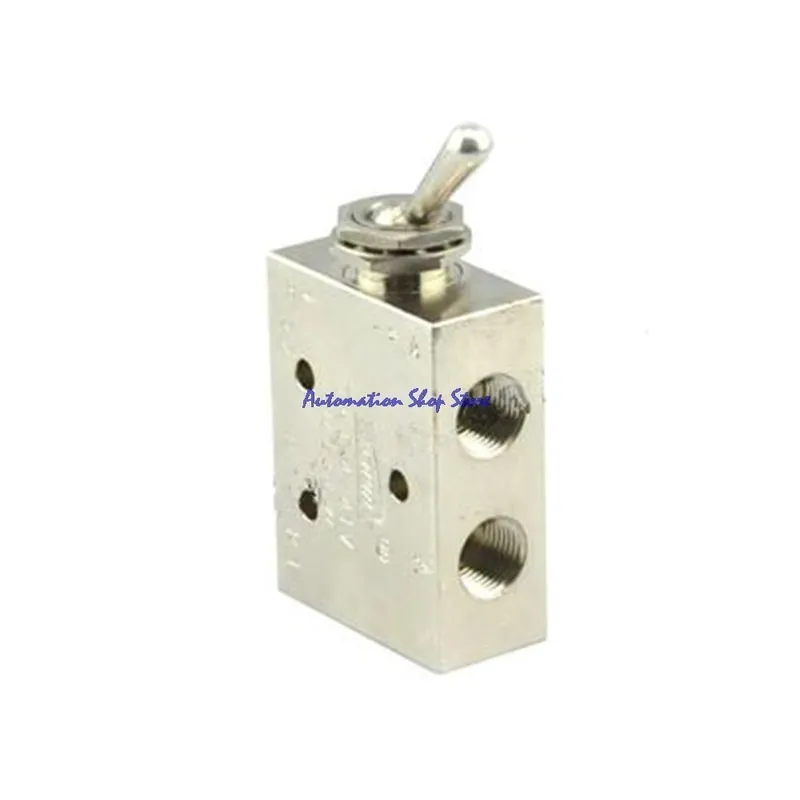 TAC2-41V pneumatikus kapcsolószelep, menet 2 pozíció, 5 utas téglalap mechanikus levegő pneumatikus szelep Outlet