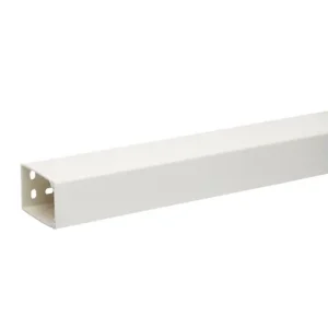 Vezetékcsatorna műanyag 60mm x 40mm 2000mm x fényesfehér kezeletlen halogénmentes Ultra Schneider Bestseller