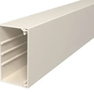 Vezetékcsatorna műanyag 110mm x 60mm 2000mm x krémfehér kezeletlen WDK60110CW OBO-BETTERMANN Népszerű