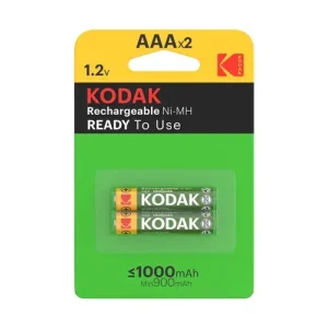 Mikro akkumulátor 1000mAh nikkel-fém-hidrid LR 03 Micro(AAA/R03) AAA R2U KODAK Újdonság