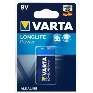 Biztonságos fizetés Elem 9V Varta Longlife Power alkáli B1 Kék