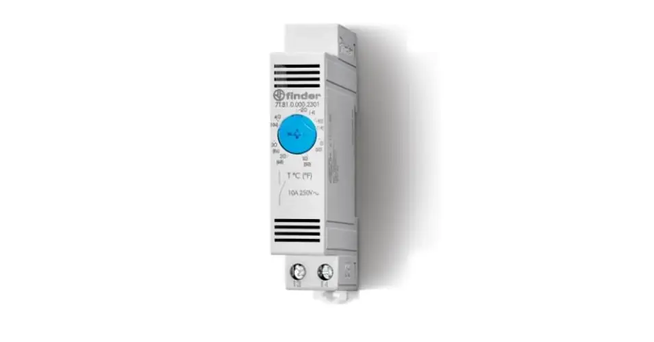 Termosztát sorolható fűtés 0-60°C 10A 250V nyitó 7T.81.0.000.2403 FINDER Alacsony ár