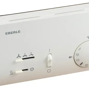 Kedvezményes ár Szobatermosztát analóg klímához komplett 5-30°C 10A 230V falonkívüli fehér KLR-E 7010 EBERLE