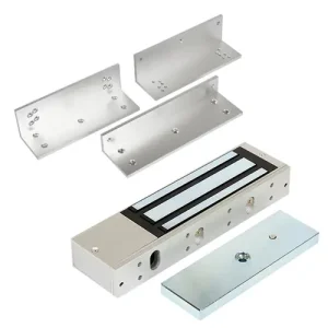 Síkmágnes Z-L konzol-szettel 12/24VDC 5000N-hatóerő szögletes falonkívüli alumínium OVERGATE Prémium