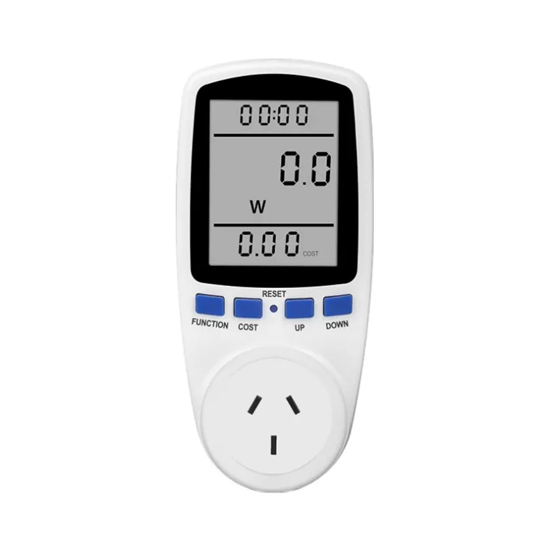 Népszerű 1db AU dugó digitális feszültség wattmérő teljesítményelemző elektronikus teljesítménymérő energiamérő