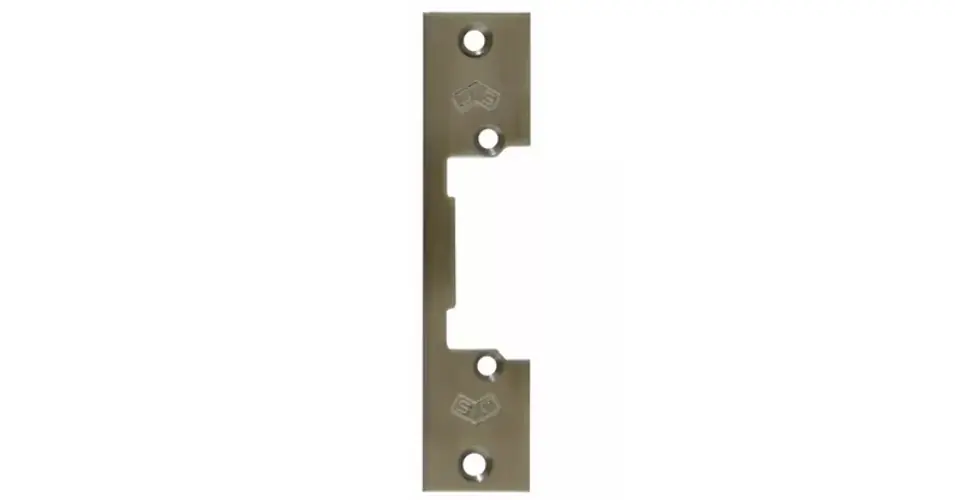 JIS Rövid előlap 1700-as szériájú zárfogadókhoz (mágneszárhoz) 110mm x 25mm x 3mm Vásárlói kedvenc