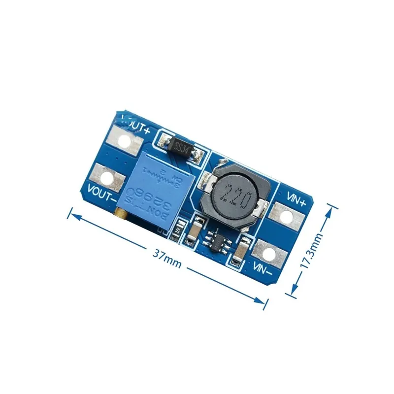 Rendeld meg most MT3608 - 5 DB MT3608 DC-DC Step Up Converter Booster tápegység modul Boost Step-up kártya MAX kimenet 28V 2A