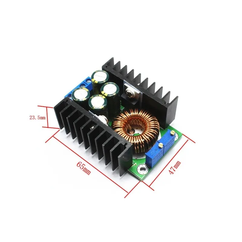 Legnépszerűbb 1db/tétel DC CC 9A 300W Step Down Buck Converter 5-40V 1.2-35V Tápmodul