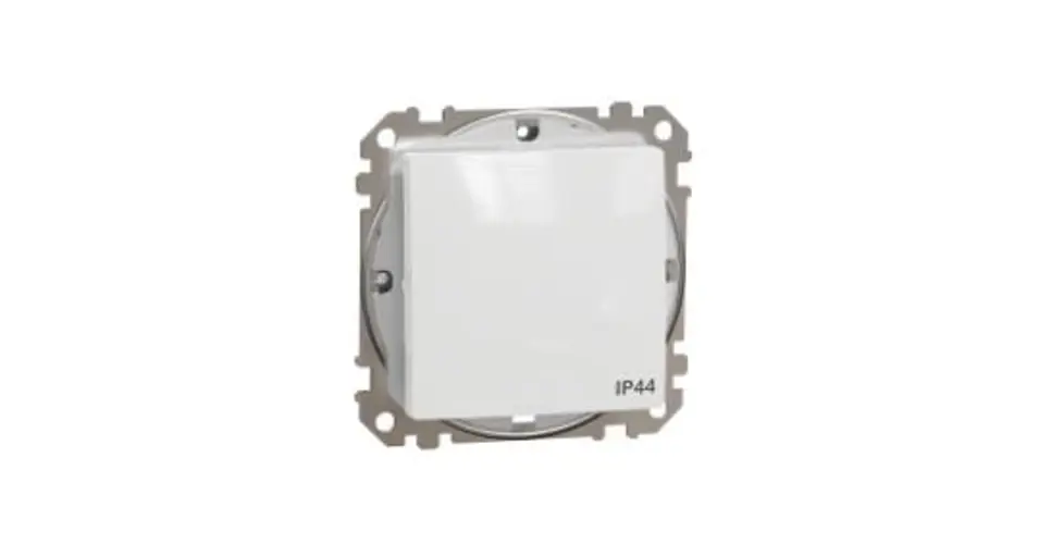 SednaÚj 106 váltókapcsoló betét adapterrel fehér süllyesztett csavaros IP44 Schneider Outlet