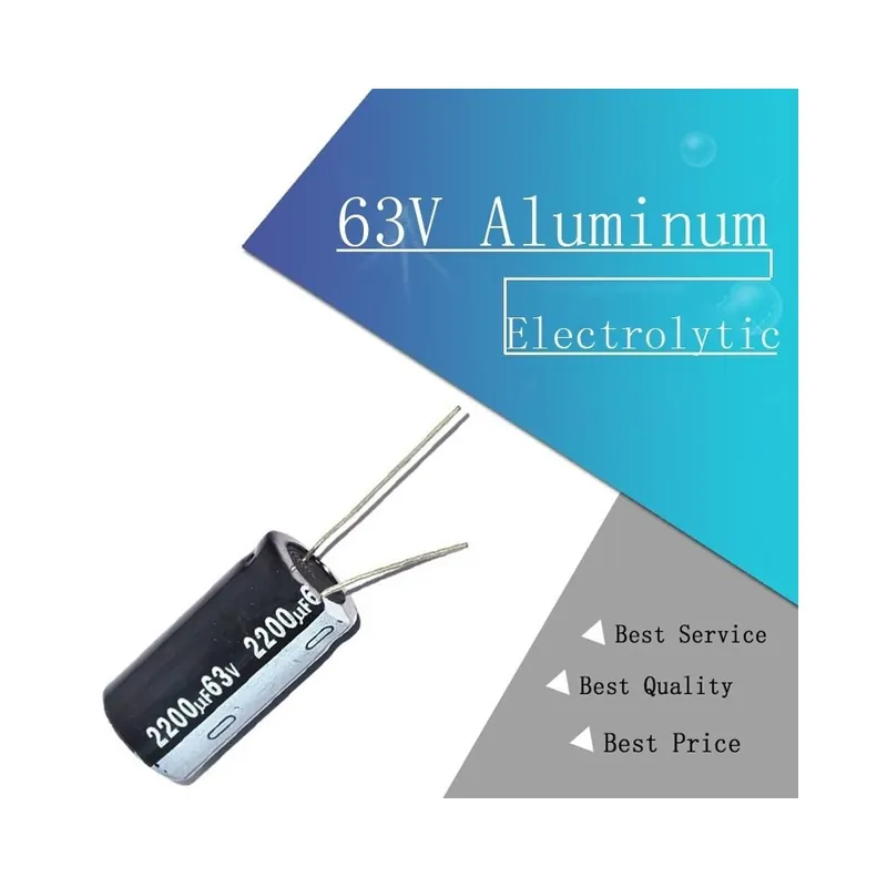 20db 63V-os alumínium elektrolit kondenzátor 10UF 22UF 33UF 47UF 100UF 220UF 330UF 470UF 680UF 1000UF 2200UF 3300UF 4700 Ajánlat