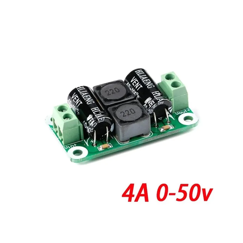 4A 0-50V - Egyenáramú tápszűrő kártya 0-25V/0-50V 2A/3A/4A D osztályú teljesítményerősítő modul Zavarszűrő Árengedmény