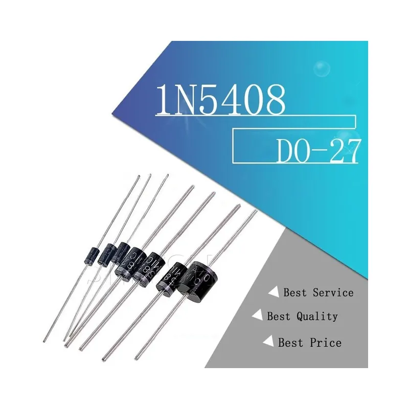 Népszerű 1N5408 - 20 DB egyenirányító dióda 1N5408 1N5404 1N5401 1N5822 1N5818 UF5408 UF5402 6A10 10A10 DO-27
