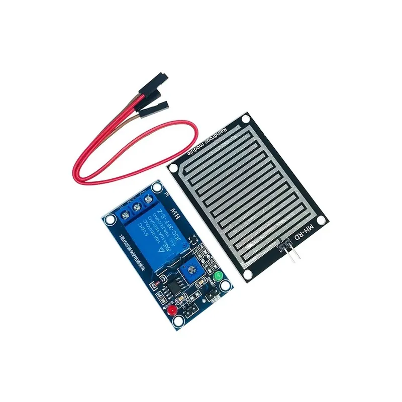 5V - Esővíz érzékelő modul DC 5V 12V relévezérlő modul Esőérzékelő víz esőcseppek érzékelő modul Arduino Expressz szállítás