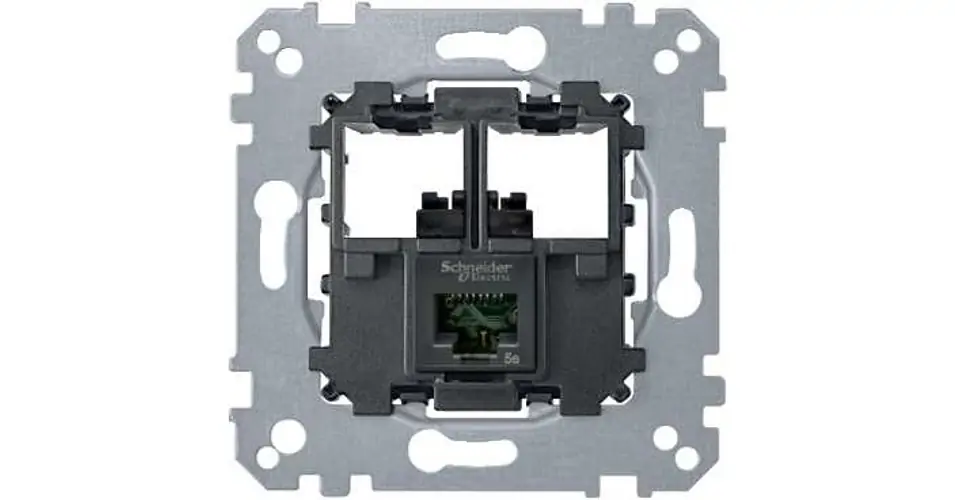 Népszerű Merten adapterfedél RJ45 beépíthető adatcsatlakozó betét adapterrel Cat5e UTP Schneider