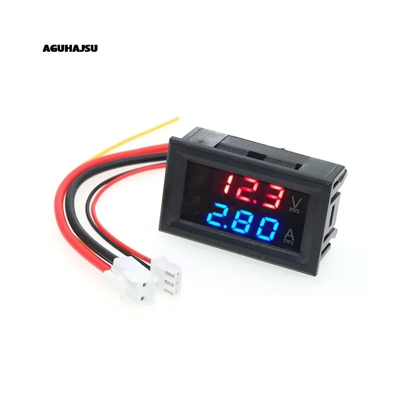 0,28&quot  led DC0-100V 10A Digitális Voltmérő Ampermérő 2 az 1-ben Multiméter 12V/24V Feszültség Ampermérő Volt Végkiárusítás