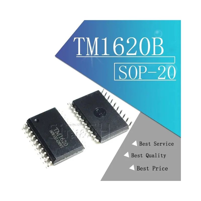 5 DB TM1620B LEDIC TM1620 SOP-20 integrált áramkör Csak ma