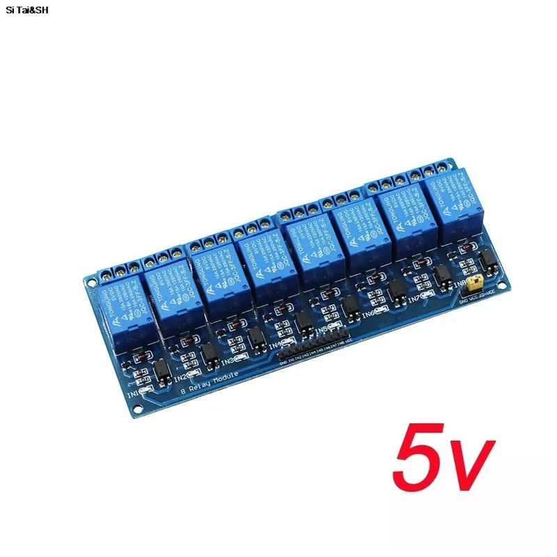 Azonnal elérhető 5V 8 csatornás relé - 5v 12v 1 2 4 6 8 utas relé modul arduino-hoz 1 2 4 6 8 csatornás relé modul optocsatolóval Relé