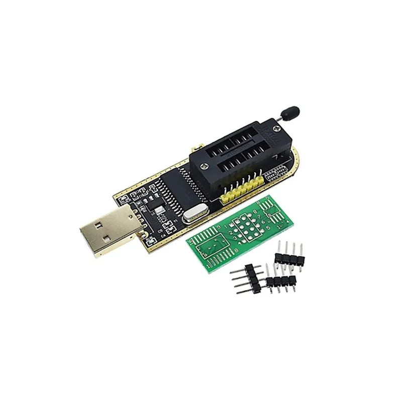 Akciós ár CH341A - CH341A XTW100 24 25 sorozatú EEPROM Flash BIOS CH341 USB programozó modul SOIC8 SOP8 tesztkapcs EEPROM 93CXX