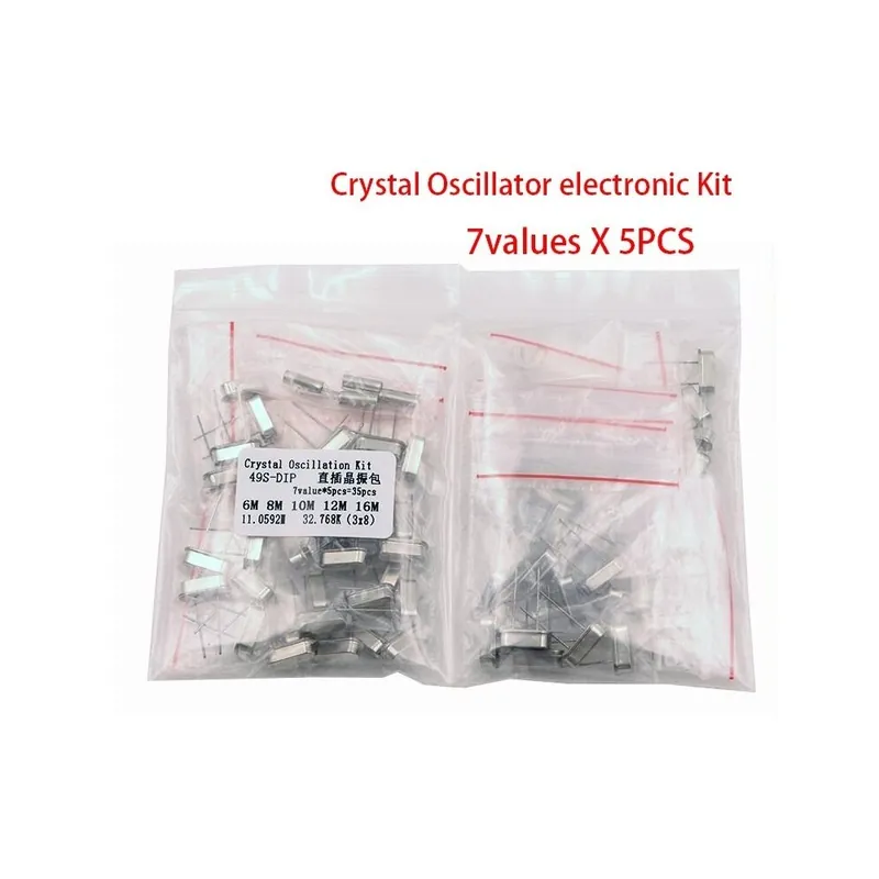 hc-49s DIP Crystal Oscillator electronic Kit rezonátor kerámia kvarc rezonátor 7érték X 5db 32.768K 6 8 10 12 11.0592 16MHZ Kihagyhatatlan ajánlat