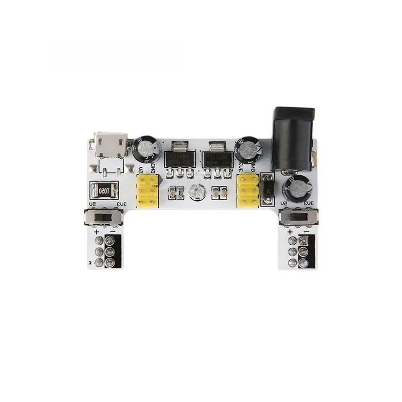 Népszerű MB-102 fehér - 1db ÚJ MB-102 MB102 Breadboard 830 Pont forrasztás nélküli nyomtatott áramköri lap tesztlap Barkácsolás