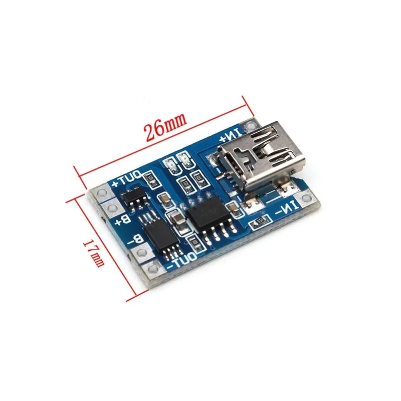 Népszerű 18650 mini - 1 DB 5V 1A Micro USB 18650 Type-c Lítium akkumulátor töltőkártya Töltő modul védelem kettős funkcióval