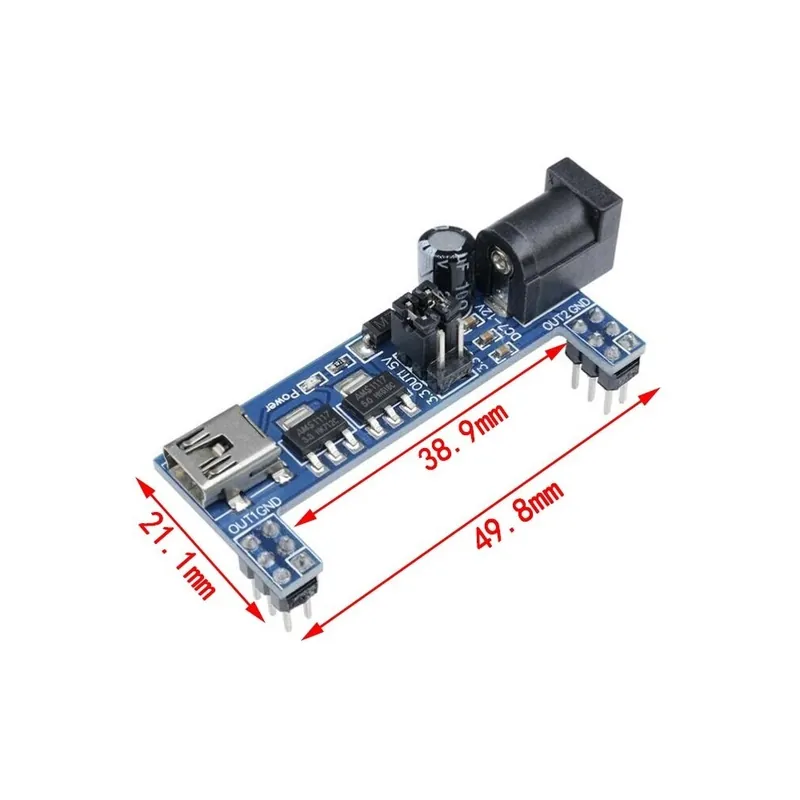 Legnépszerűbb Kék - MB102 Breadboard tápegység modul / MB102 fehér Breadboard dedikált tápmodul 2 utas 3,3 V 5 V MB-102 forrasztás