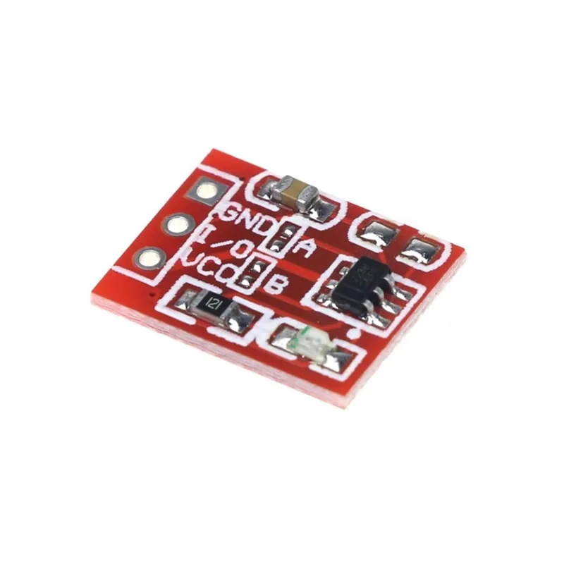TTP223 modul - 10 DB/TEC ÚJ TTP223 Érintőgomb Modul Kondenzátor típusa Egycsatornás önzáró Érintőkapcsoló Nézd meg most