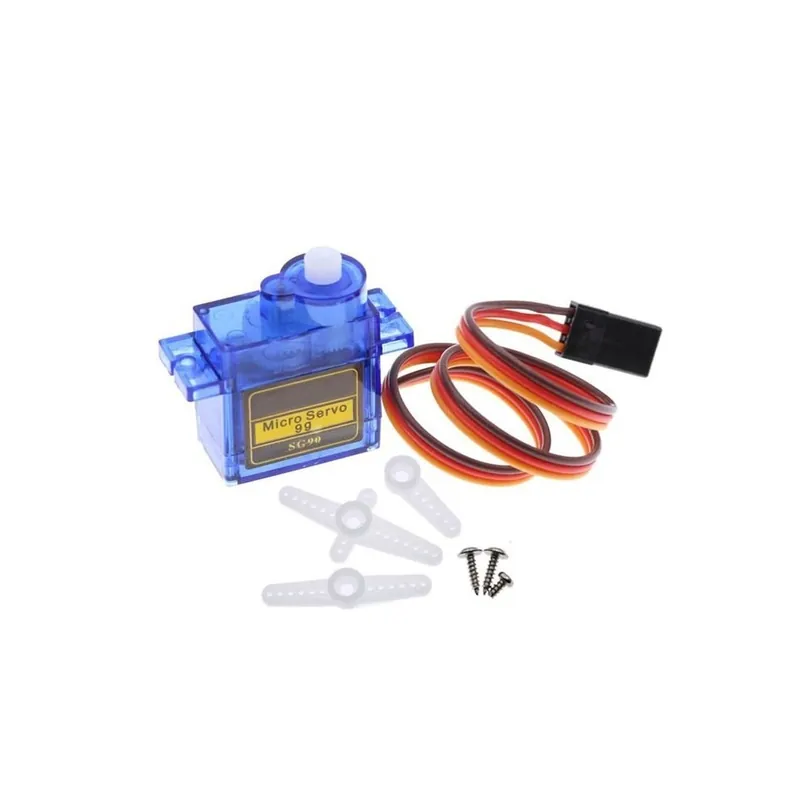 SG90 - 1 DB Rc Mini Micro 9g 1,6 KG Servo SG90 MG90S arduino RC 250 450 6CH helikopterhez Repülőgép Autócsónakhoz Legnépszerűbb
