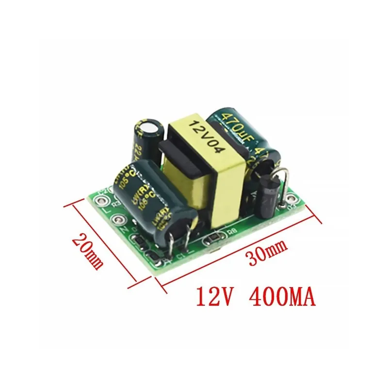 12V 400MA - 5V 700mA (3.5W) 12V 400mA 5W szigetelt kapcsolós tápegység modul Arduino AC-DC buck-down modul 220V turn 5V Biztonságos vásárlás