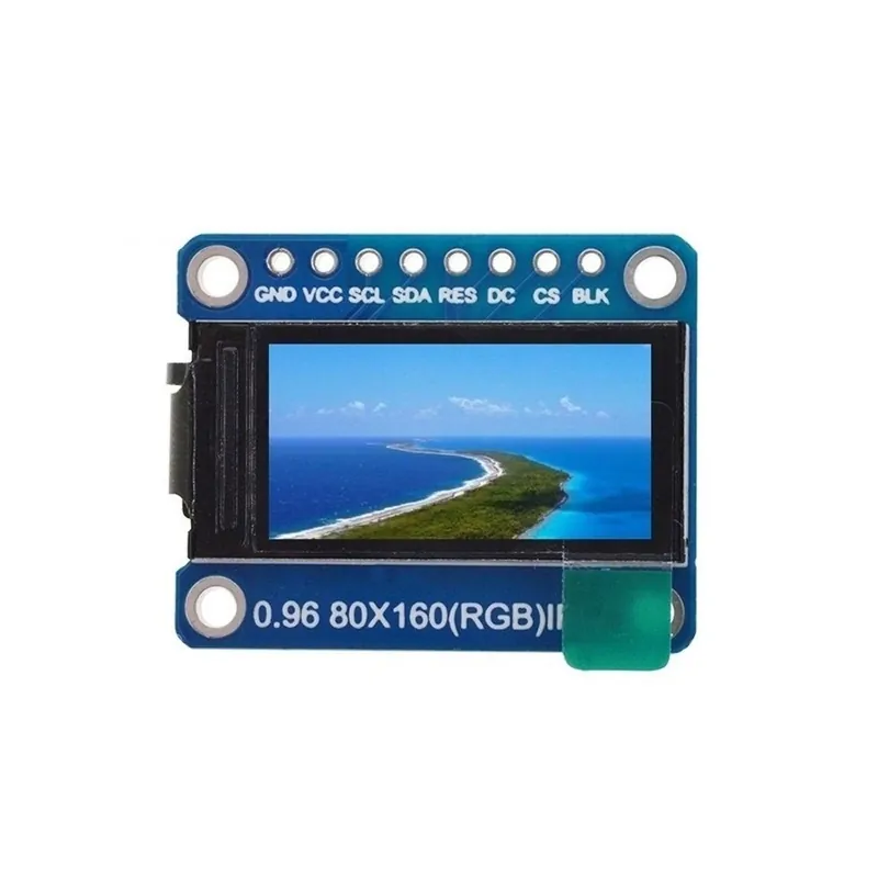 0,96 hüvelyk - TFT kijelző 0,96 1,3 1,44 1,8 hüvelykes IPS 7P SPI HD 65K Full Color LCD modul ST7735 / ST7789 Drive IC 80*160 Kihagyhatatlan ajánlat