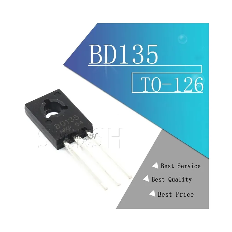BD132 - 10 DB BD135 BD136 BD138 BD132 BD137 BD139 BD140 TO-126 NPN teljesítmény trióda tranzisztor új és eredeti Ajánlat