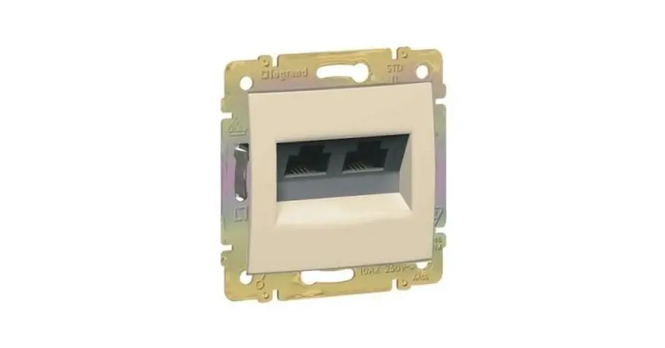 Gyors szállítás Valena adatcsatlakozó dugalj UTP RJ45 8(8) Cat5e krém LEGRAND
