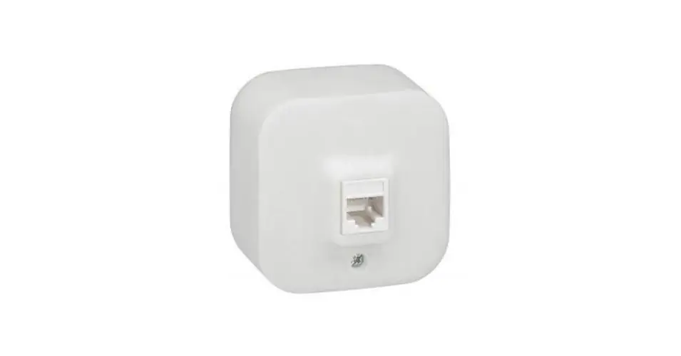 Biztonságos fizetés Forix adatcsatlakozó dugalj UTP RJ45 8(8) Cat5e fehér csavaros LEGRAND