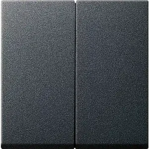 Gyors szállítás ST55 billentyű kettős kapcs/nyg.-hoz antracit üres-jel IP20 műanyag matt kapocs GIRA