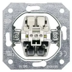 Ajánlat Delta 106 váltókapcsoló betét süllyesztett rugós IP20 cserélhető LED-jelzőfény 1- 5TA SIEMENS
