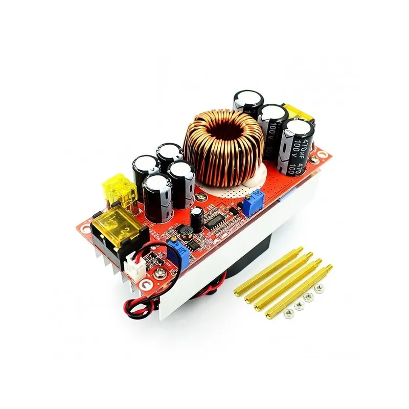 DC-DC 1500W 30A Feszültségnövelő átalakító Boost CC CV tápegység modul Step Up állandó áramú modul DC-DC 10-60V Akciós ár
