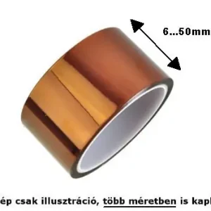 Polyamid szalag 30mm széles 33m tekercs -40...+200C hőálló, Volz-1018 Olcsóbb