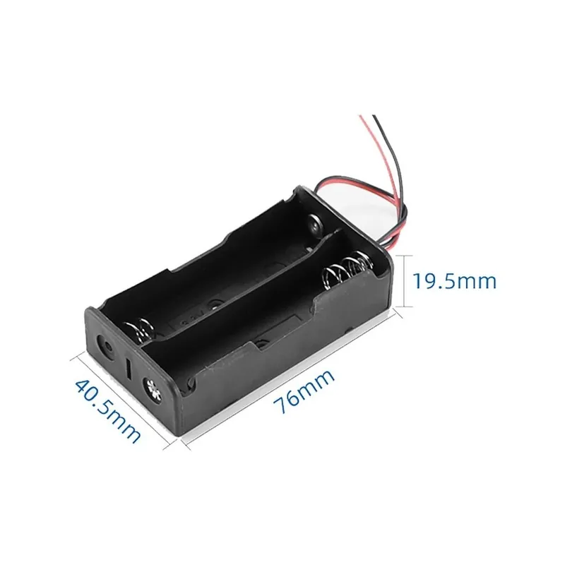 Vedd meg online 2x AAA-ért - 1x 2x 3x 4x Aaa Batterij Box Case Houder Met Draad Leads Side By Side Accubak Aansluiten Soldeer Voor 1-4 Stuks