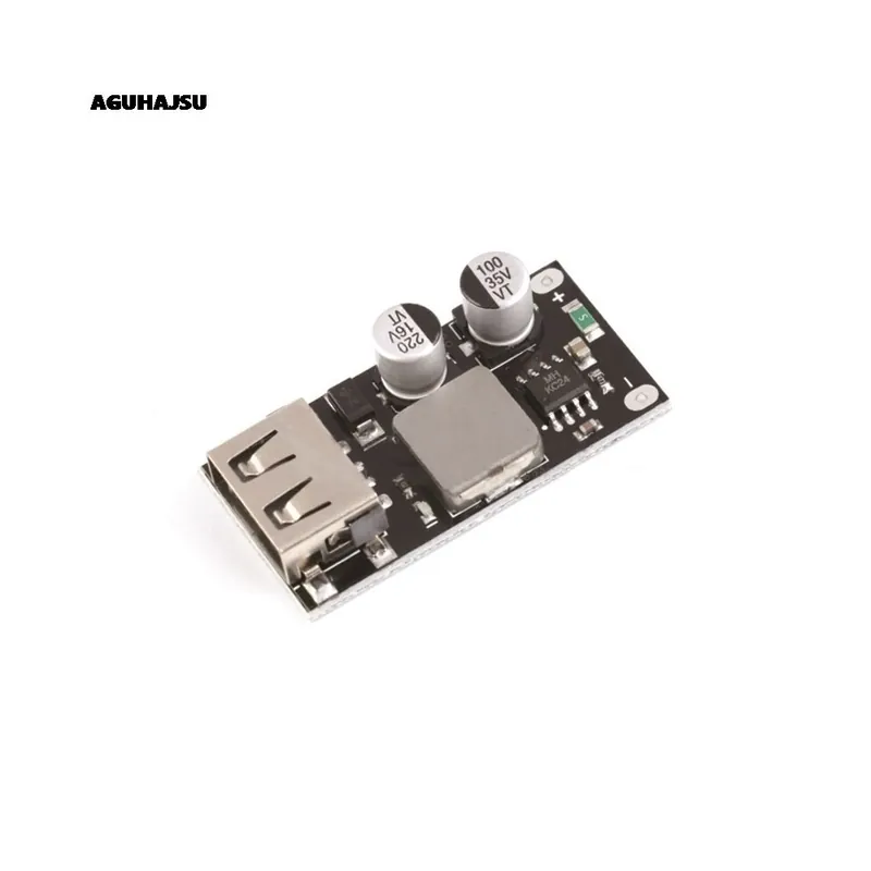 Gyors kiszállítás QC3.0 QC2.0 USB DC-DC Buck Converter Töltő lépés lefelé modul 6-32V 9V 12V 24V - Gyors gyorstöltő áramkör 3V 5V 12V
