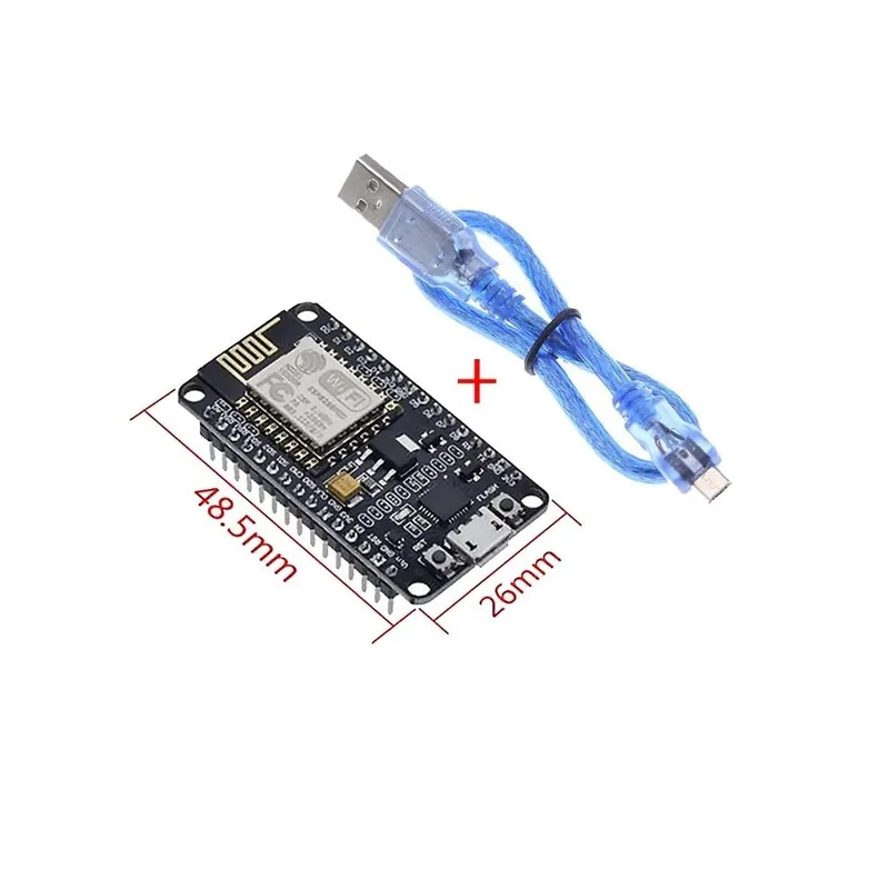 CP2102 kábellel - ESP-12E CP2102 NodeMcu Lua V2 vezeték nélküli modul Wifi tárgyak internete (IOT) fejlesztői kártya Akciós ár