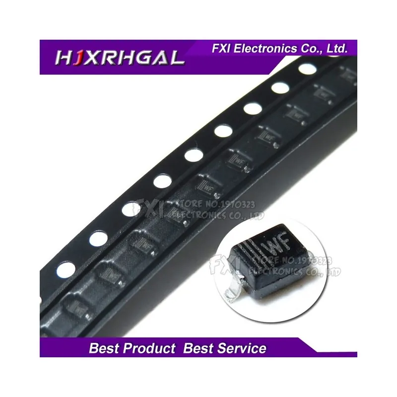 Exkluzív ajánlat 10V - 100 DB SMD dióda SOD-323 0805 0,25 W SMD dióda BZT52C10V 3V 3V3 7V5 6V8 5V6 5V1 4V7 12V 10V 15V 16V 18V 20V 24V