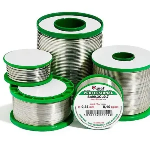 Árengedmény Forrasztó ón 0.5mm Sn99,3/Cu0,7% 100g Flux: 1.1.3 3%